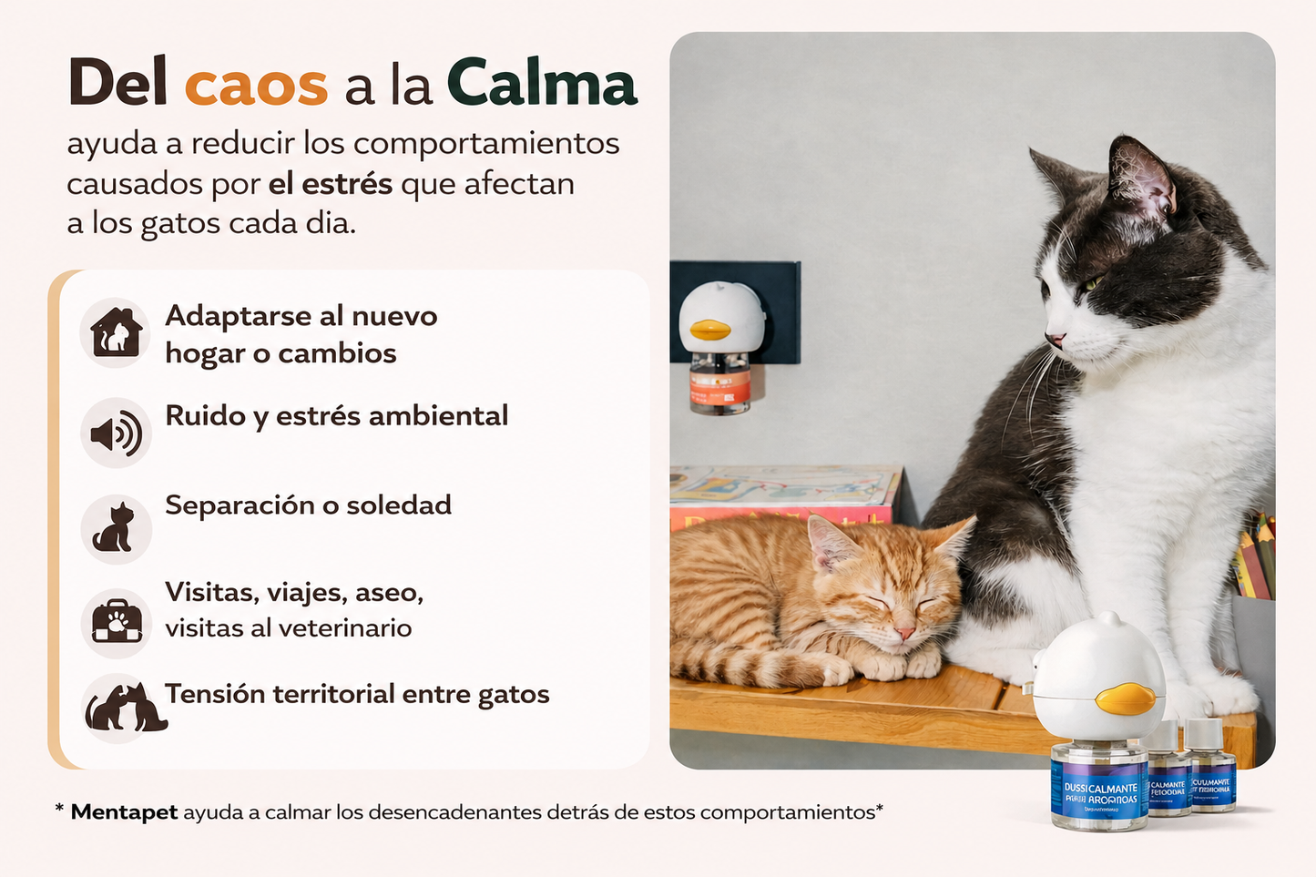 Recambio para Gatos Mentaped