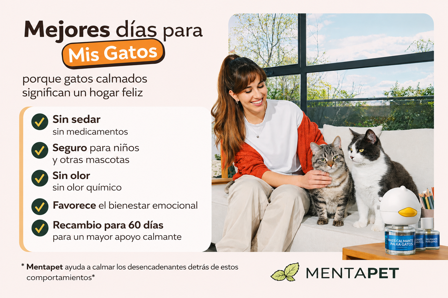 Recambio para Gatos Mentaped